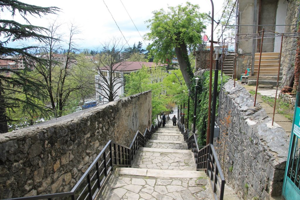 Stairs to Bagrati Cathedral