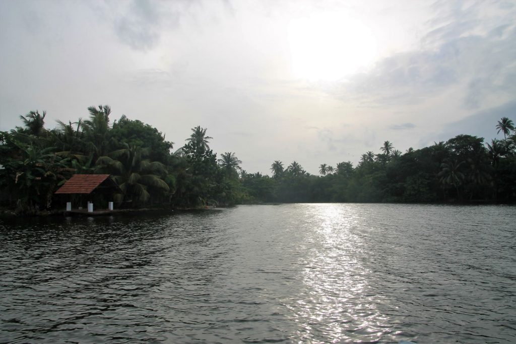 Sunset time at the Hikkaduwa Lagoon