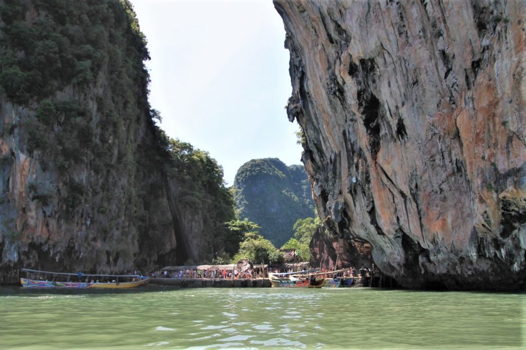 Landing place at Khao Phing Kan